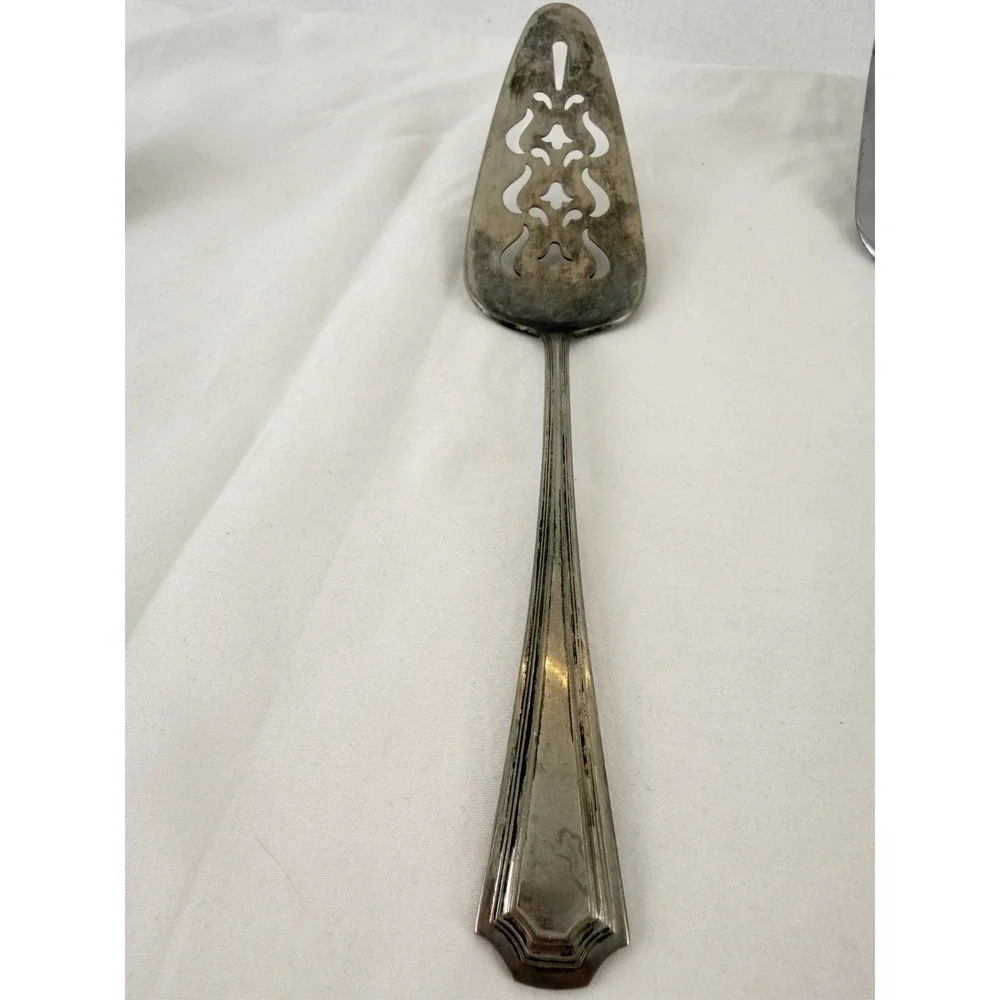 Kitchen Utensil Lot OXO Spatula EPNS Pie Server Ladle Slotted Spoon Vintage